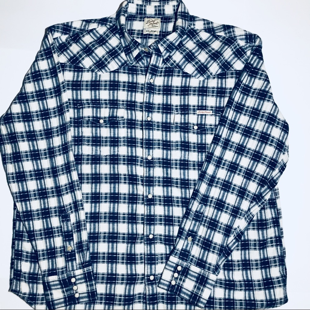 Lucky Brand Long Sleeve Western Shirt Pearl Snaps